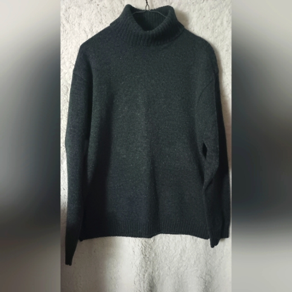 J Crew Lambswool Turtleneck Gray Women's Size Medium